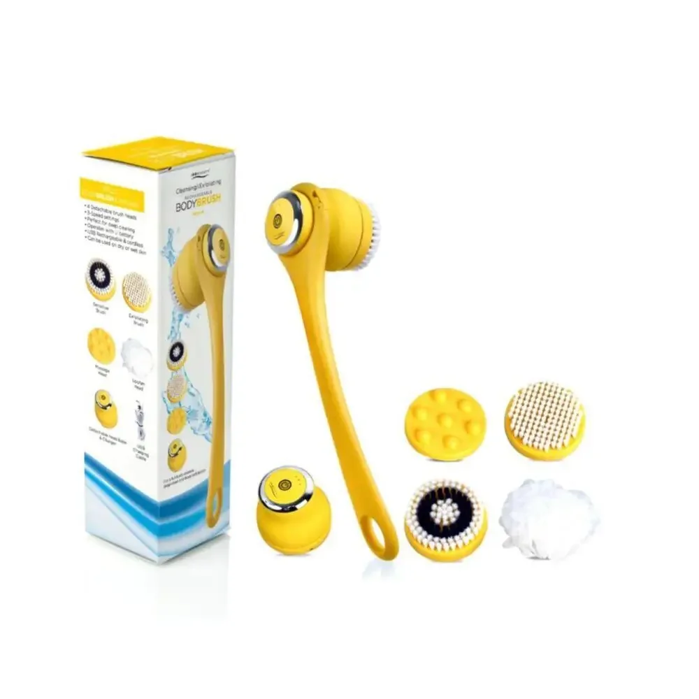 New ISO Beauty Yellow Cleansing & Exfoliating Body Brush retail is 200 E4